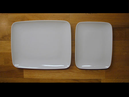 Tallrik rektangel 29x22 cm, Str�mg�rden Kyoto