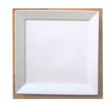 Tallrik Str�mg�rden 4-kant, 25x25 cm