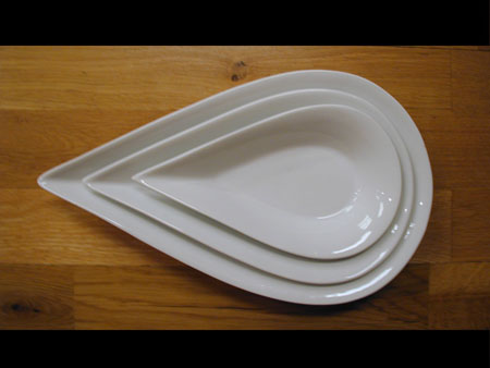 Tallrik/sk�l  31x18 cm, Str�mg�rden Droppe