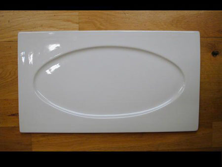 Tallrik, rektangul�r, 39x22 cm, Str�mg�rden  cm, Str�mg�rden