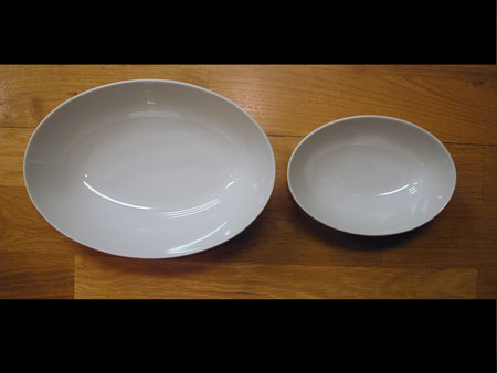 Tallrik oval 23x15,5x6 cm, Str�mg�rden Top Life