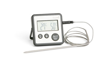 Digital stektermometer m. timer