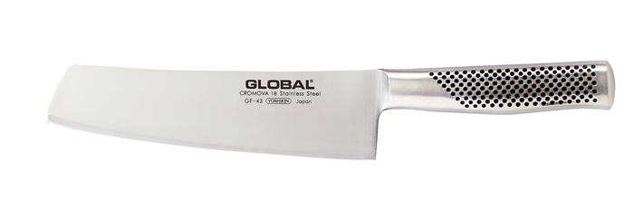 GF-43  Tung gr�nsakskniv smidd 20cm