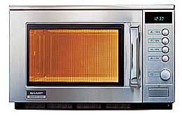 Mikrougn proffs, 20 liter, 1800W, rostfri