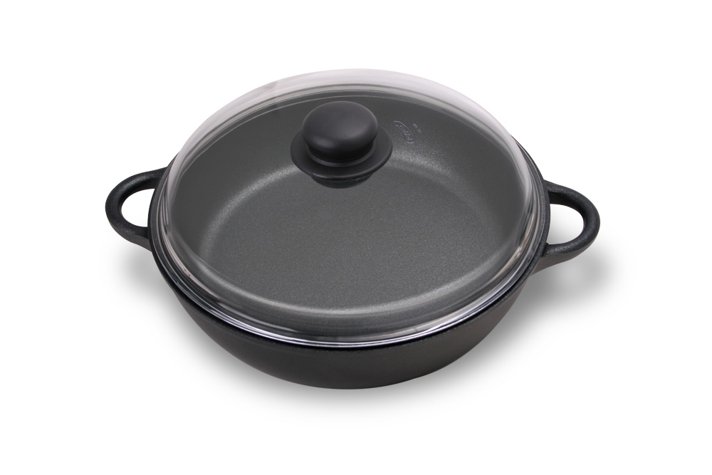 Ugnsform med glaslock 28 cm