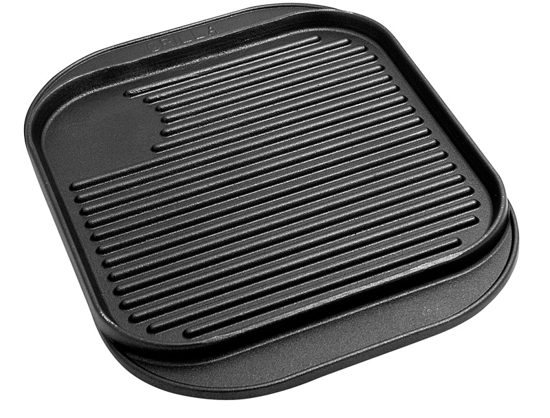 Grillfat, r�fflat, 34x26 cm