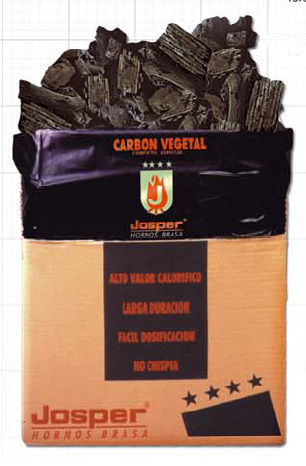 Tr�kol till Josper grillugn, 16 kg